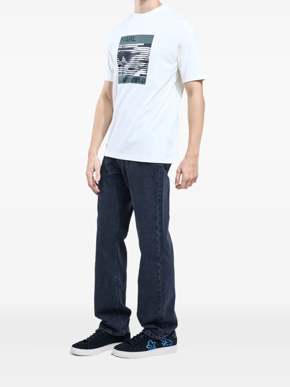 Karl Lagerfeld Karl Pixel T-shirt Wit