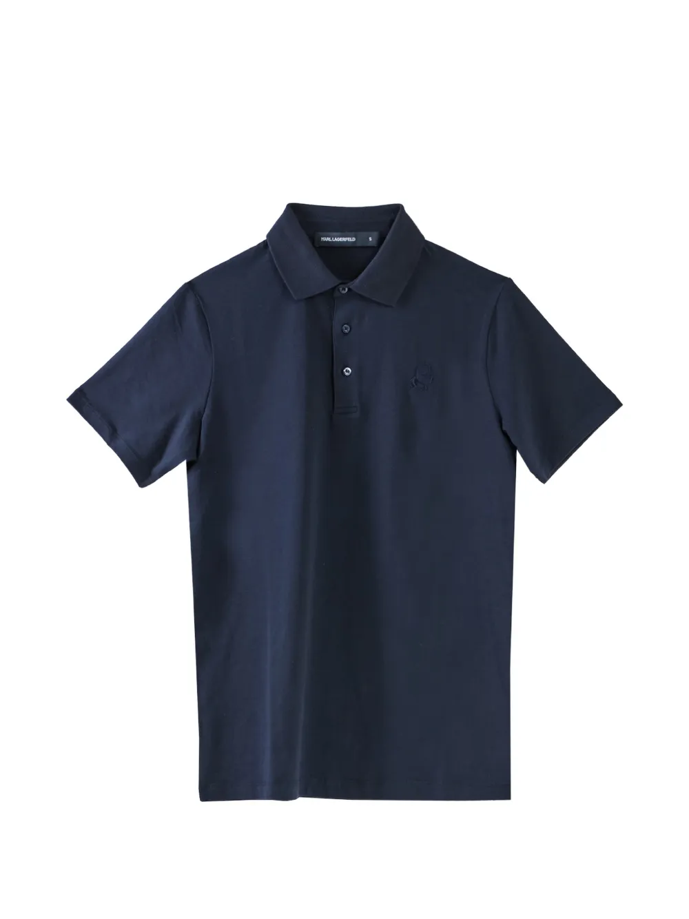 Karl Lagerfeld Karl Kameo embroidered polo shirt