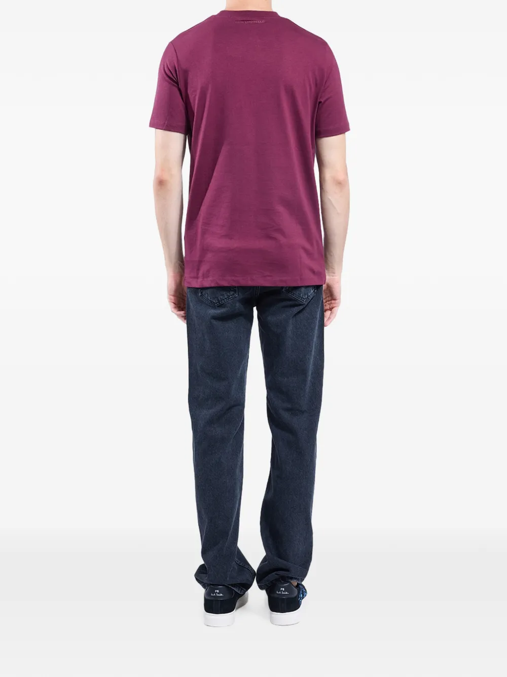 Karl Lagerfeld T-shirt met NFT-patch Paars