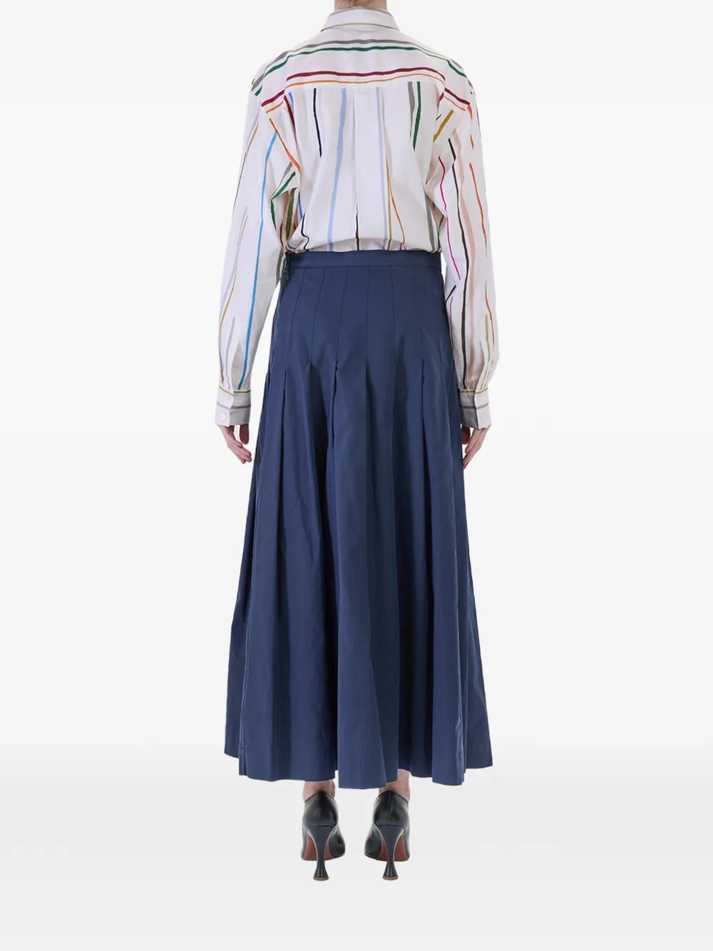 Paul Smith Midi-plooirok Blauw