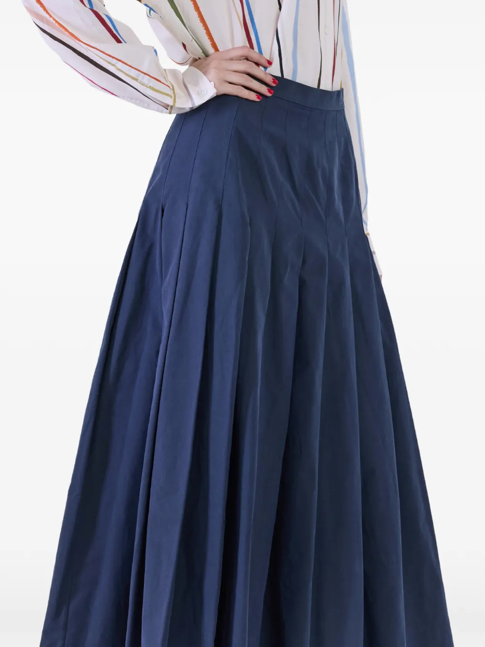 Paul Smith Midi-plooirok Blauw