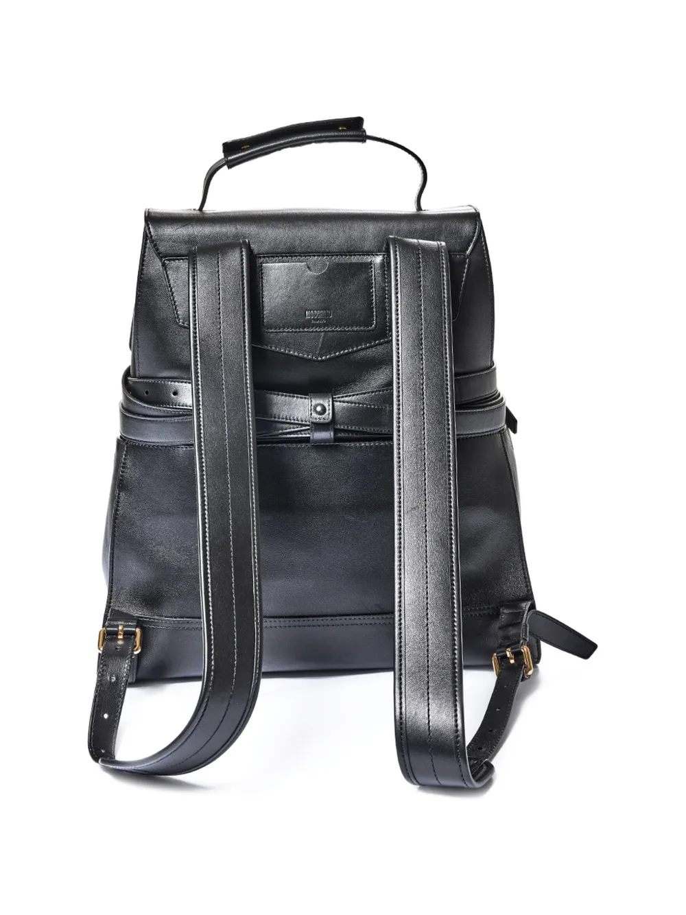 Moschino Tie Me rugzak met decoratieve ceintuur Zwart
