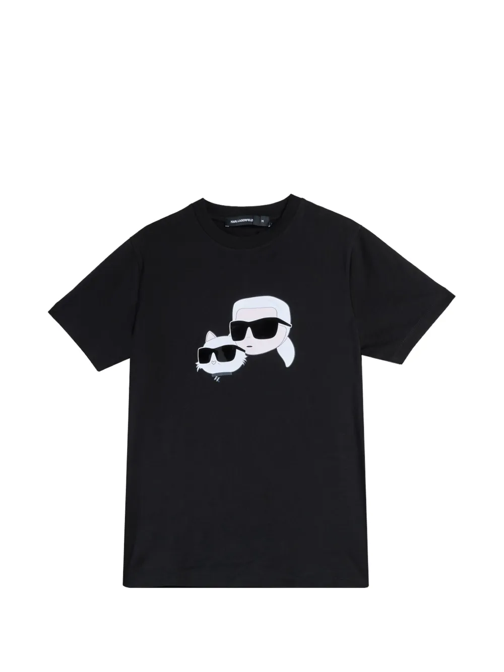 Karl Lagerfeld Karl & Choupette-graphic T-shirt