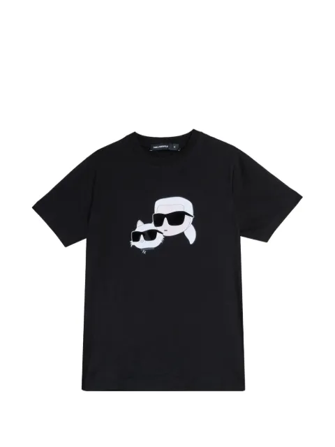 Karl Lagerfeld Karl & Choupette-graphic T-shirt