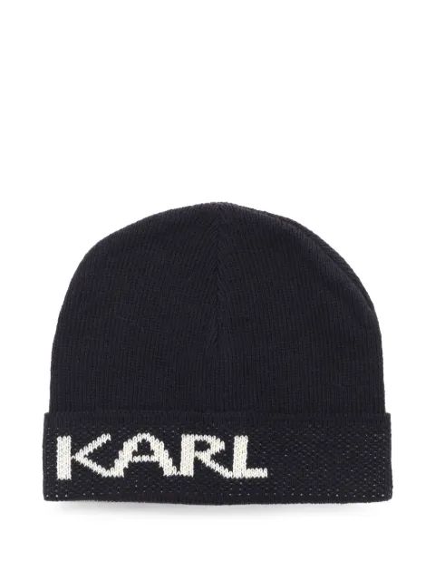 Karl Lagerfeld Muts met logo-inlay