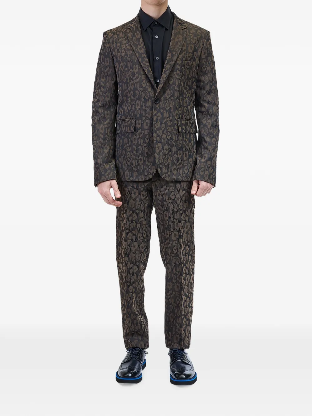 Just Cavalli Pak met dierenprint en jacquard Zwart