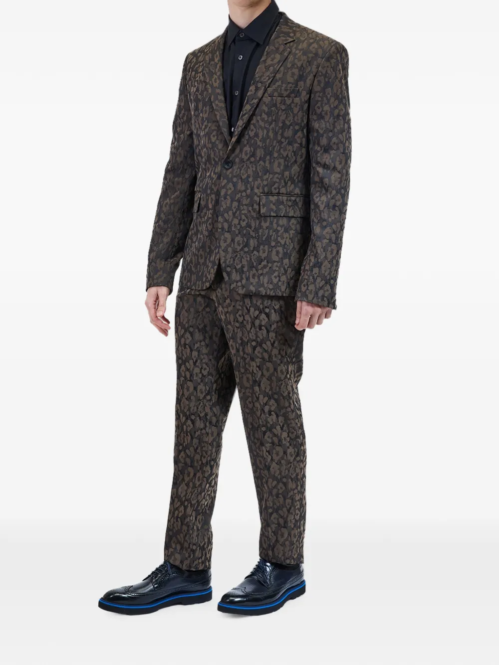 Just Cavalli Pak met dierenprint en jacquard Zwart