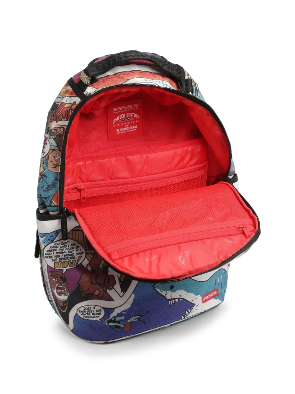 Sprayground 305 Retro Comic Dlxr rugzak Wit