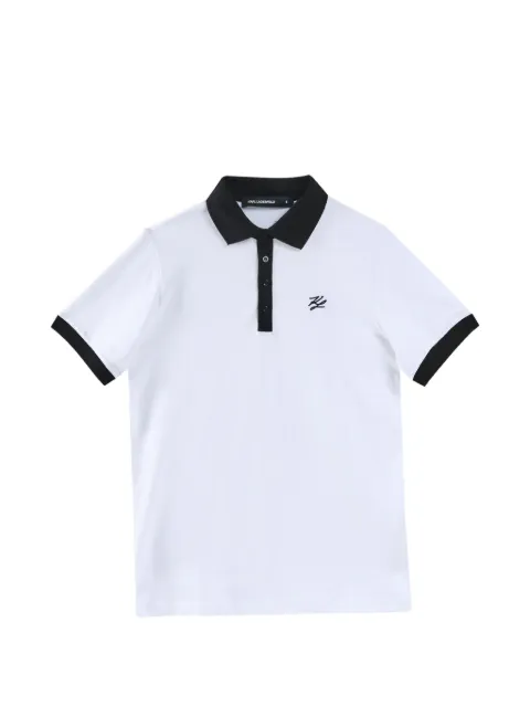 Karl Lagerfeld karl autograph polo shirt