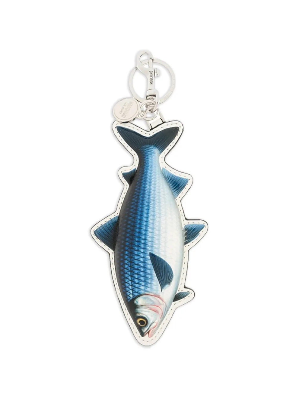 Moschino fish-motif keyring