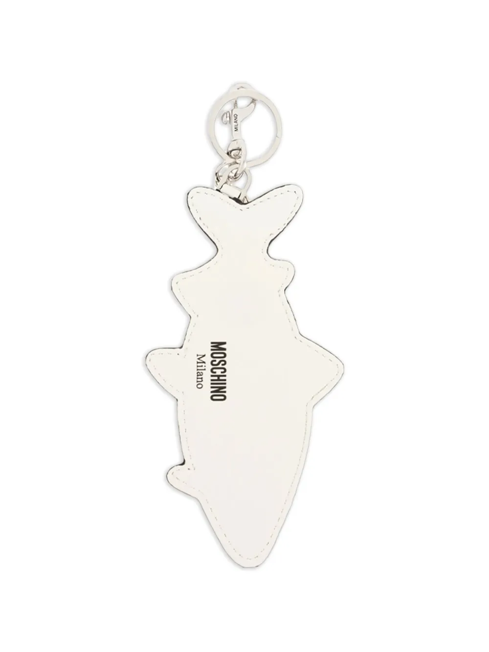 Moschino Sleutelhanger met vispatroon Blauw