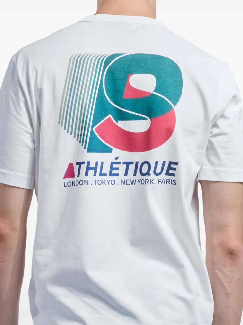 PS Paul Smith T-shirt met logoprint Wit