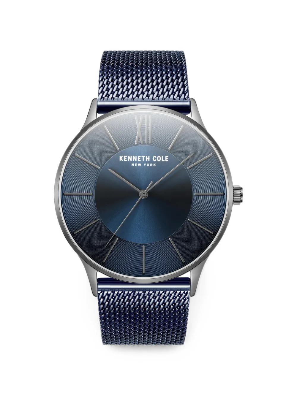 KENNETH COLE Orologio con cinturino a rete 42mm - Blu