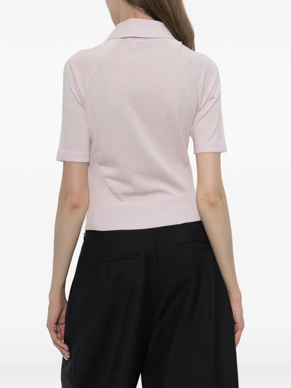 Givenchy Poloshirt van katoen en zijde Roze