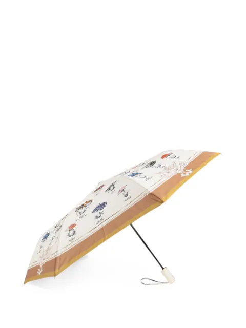 Moschino mushroom-print folding umbrella