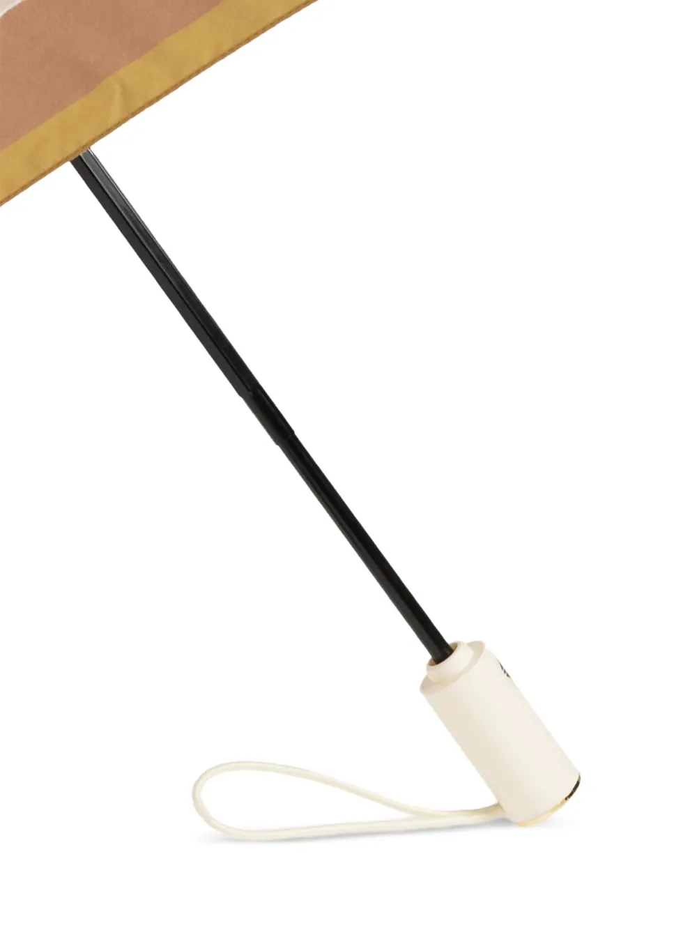 Moschino Opvouwbare paraplu met paddenstoelprint Beige