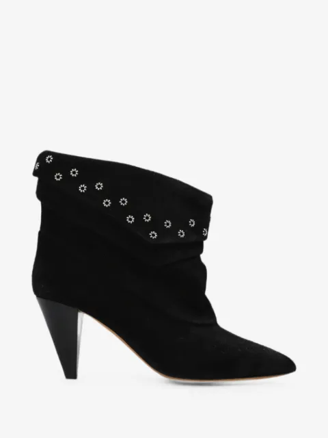 ISABEL MARANT Lyone stud-embellished ankle boots