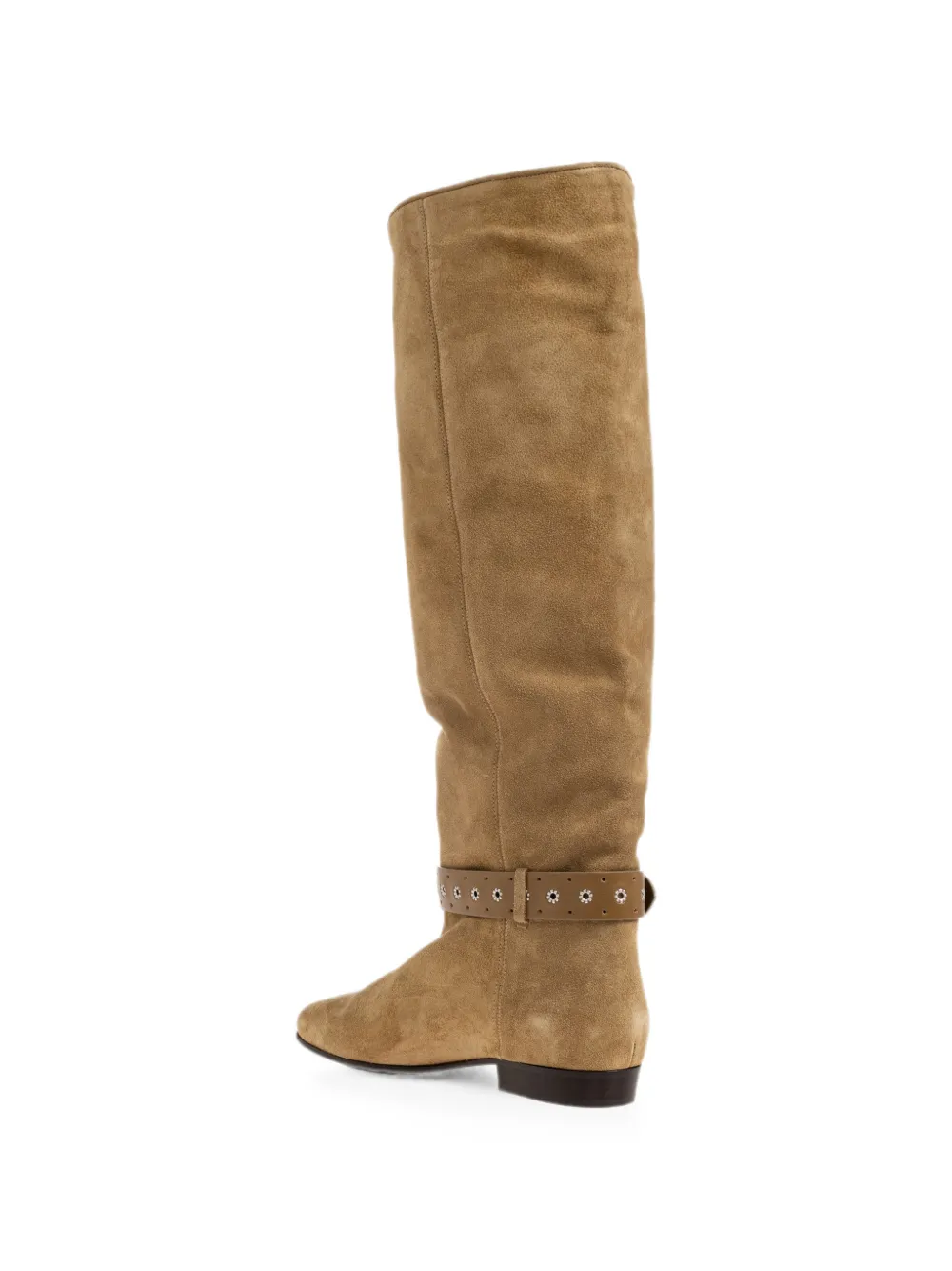 ISABEL MARANT Rilton buckle-strap boots Beige