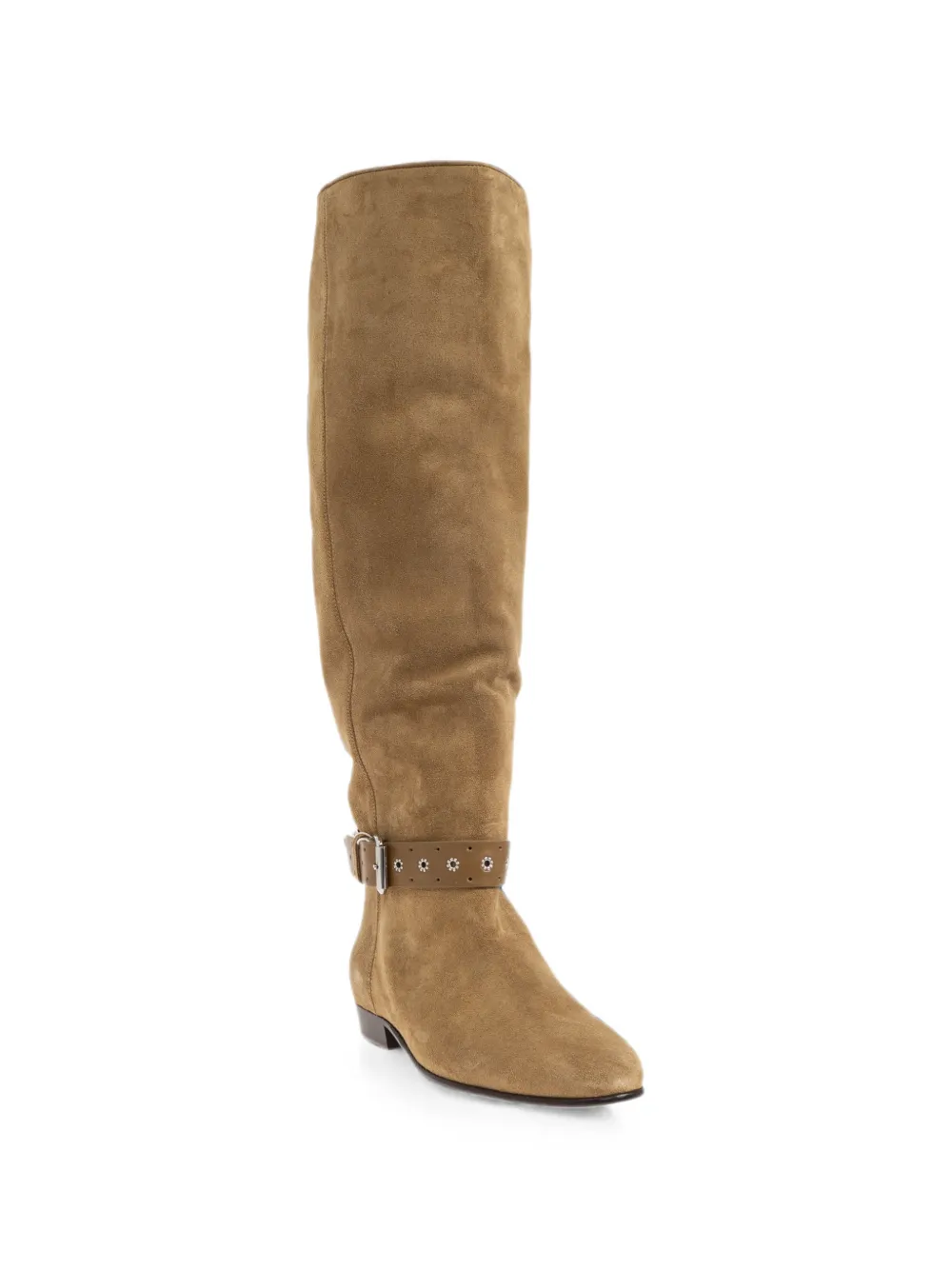ISABEL MARANT Rilton buckle-strap boots Beige