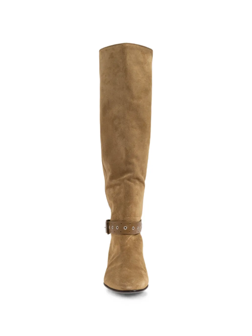 ISABEL MARANT Rilton buckle-strap boots Beige