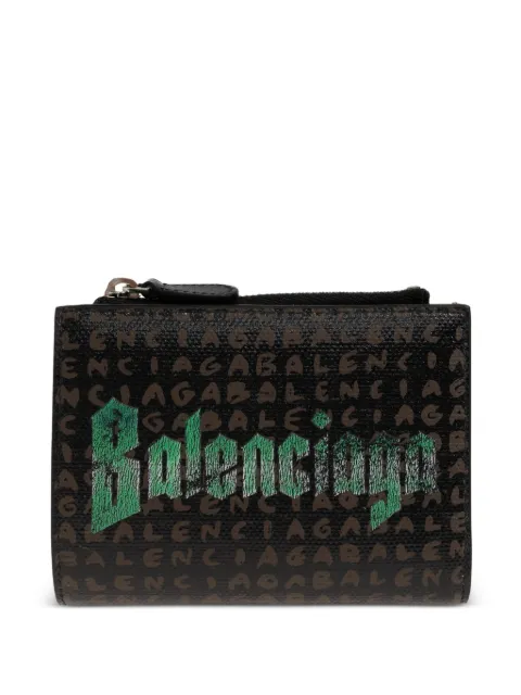 Balenciaga logo-print bifold wallet