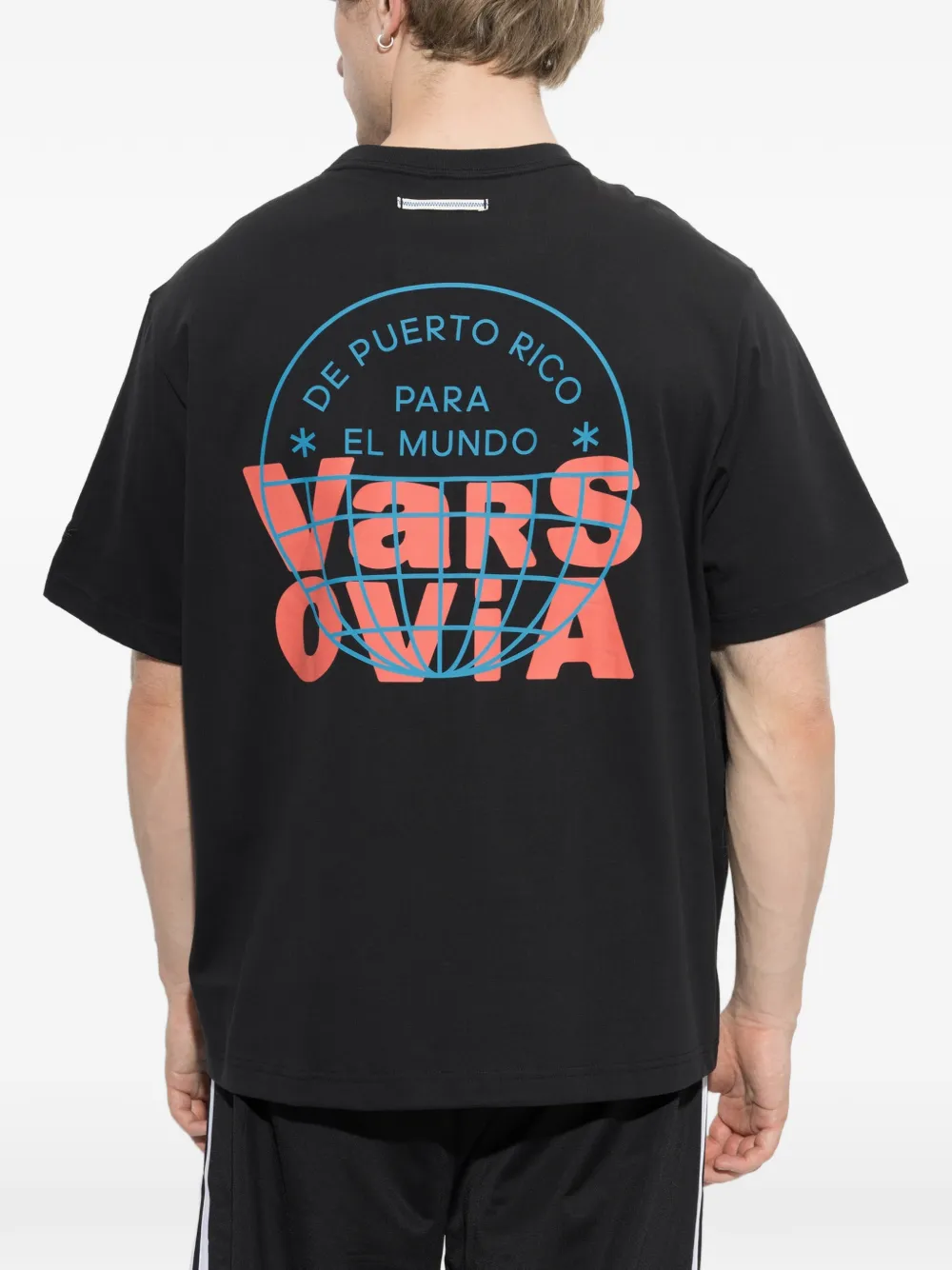 adidas x Bad Bunny Lisba logo-print cotton T-shirt Zwart