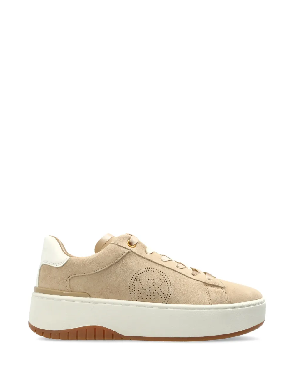 Michael Michael Kors Dottie Platform Sneakers In Brown