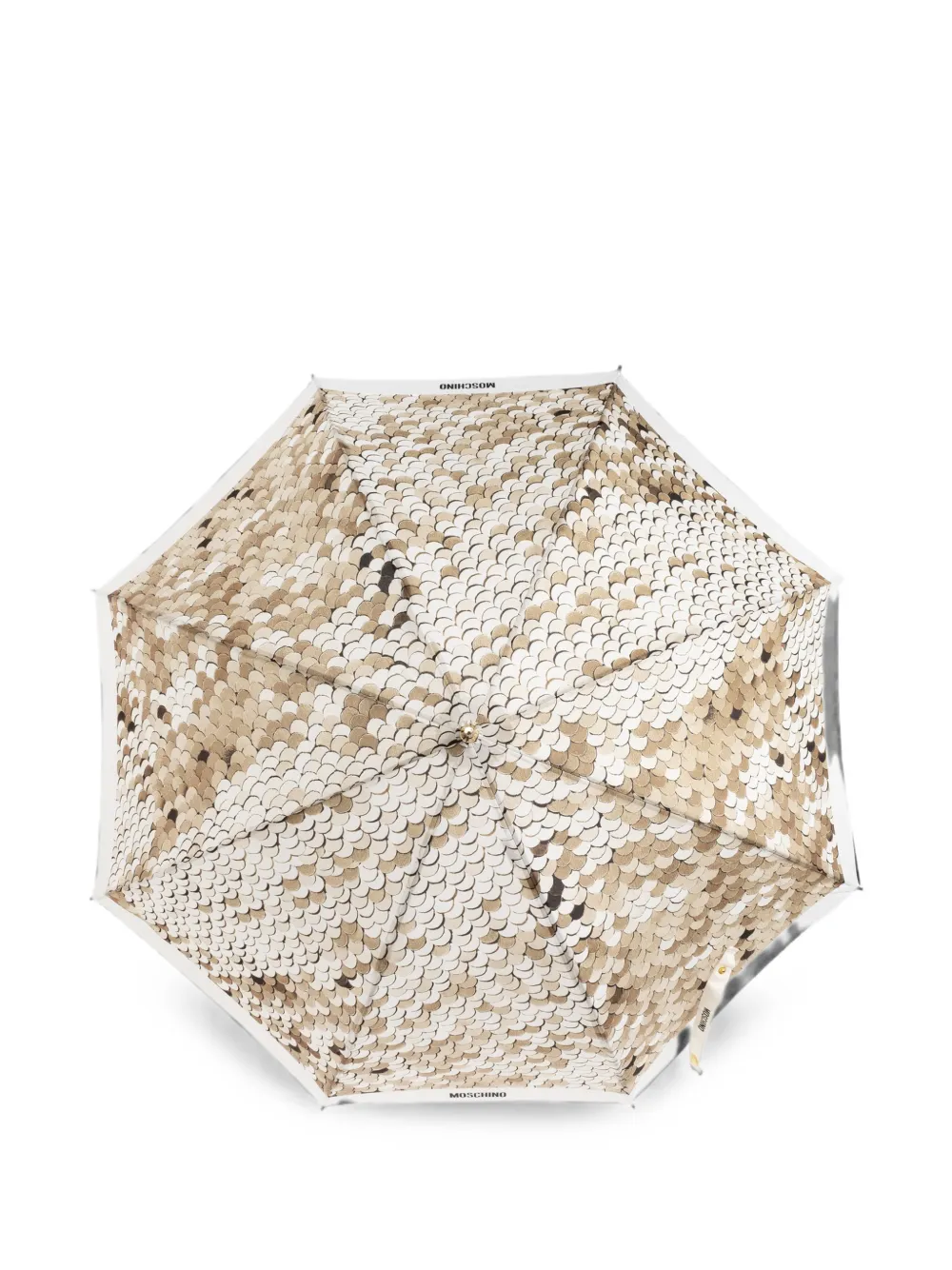 Moschino Sequin-print Umbrella In Neutral