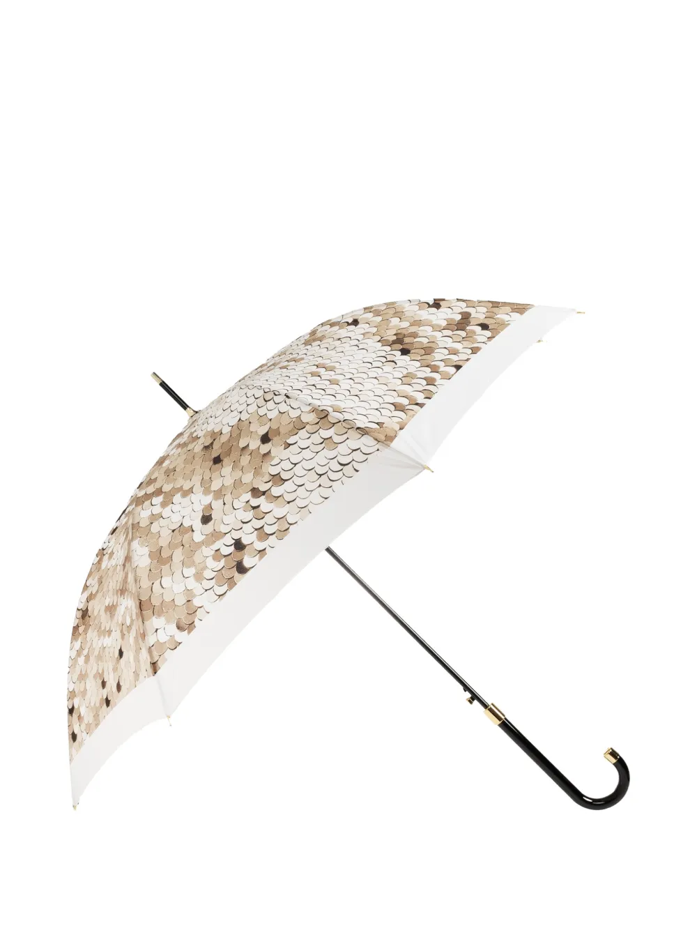 Moschino Paraplu met pailletten Beige