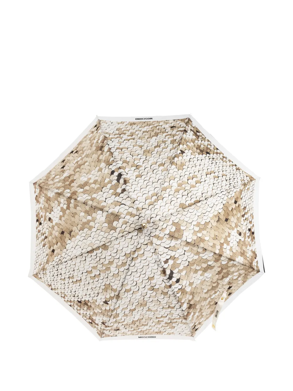 Moschino Ombrello con paillettes - Toni neutri