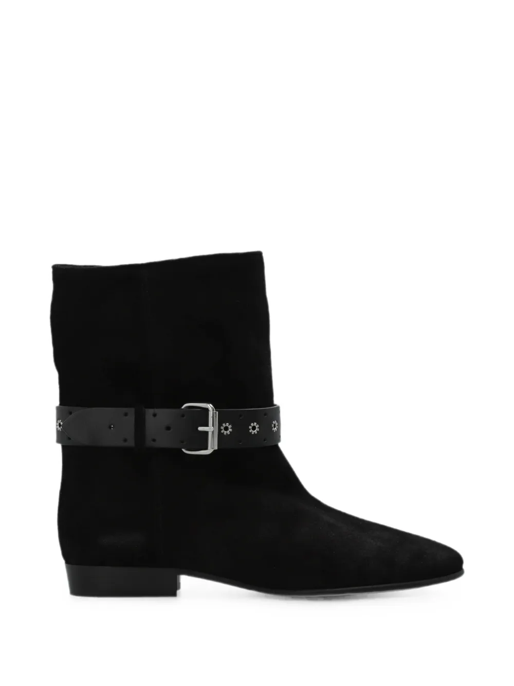 ISABEL MARANT Reena eyelet-embellished ankle boots Zwart