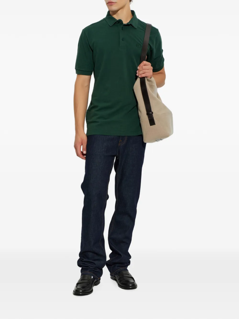 ETRO Poloshirt met geborduurd logo Groen