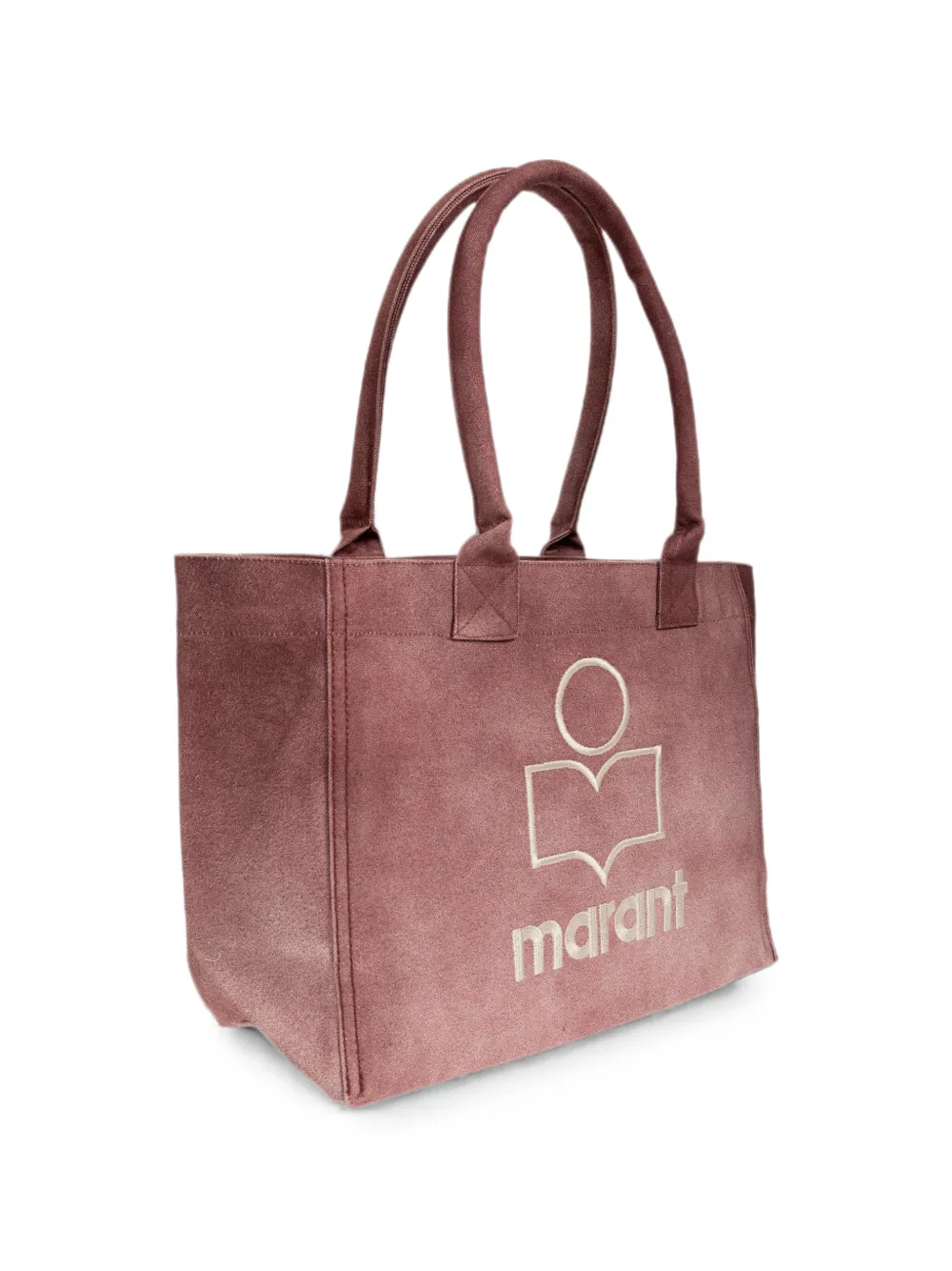 Isabel Marant Small Yenky Logo-embroidered Tote Bag In Pink