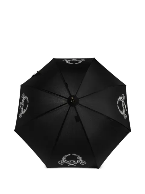 Moschino logo-print umbrella