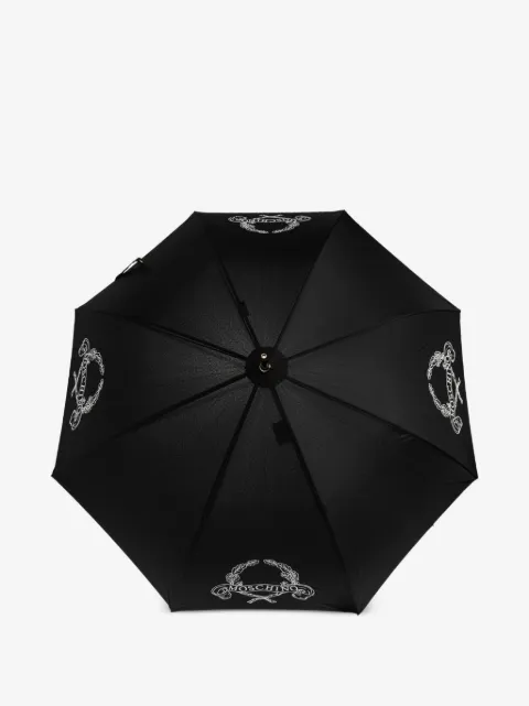Moschino logo-print umbrella