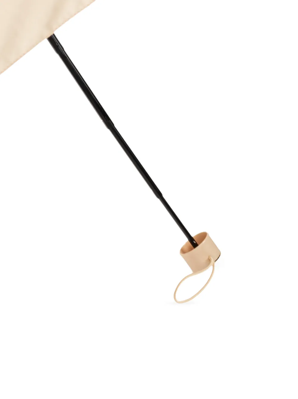 Moschino Opvouwbare paraplu met logoprint Beige