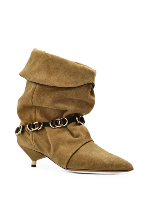 ISABEL MARANT Edrik Rings slouchy ankle boots