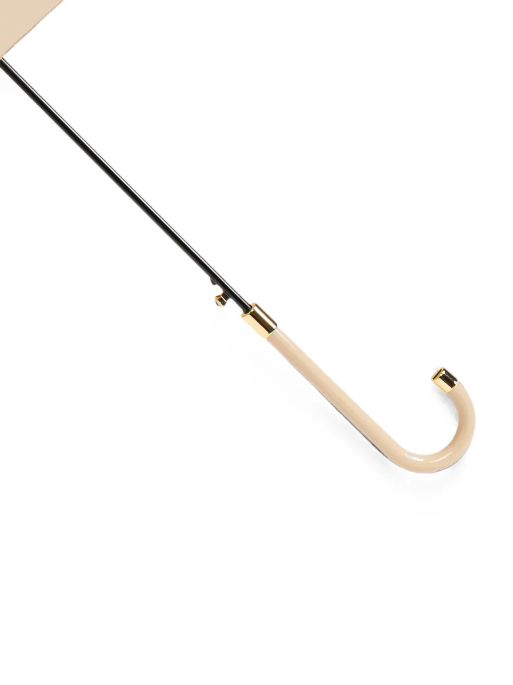 Moschino logo-print umbrella Beige