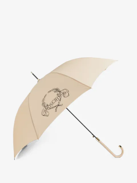 Moschino logo-print umbrella