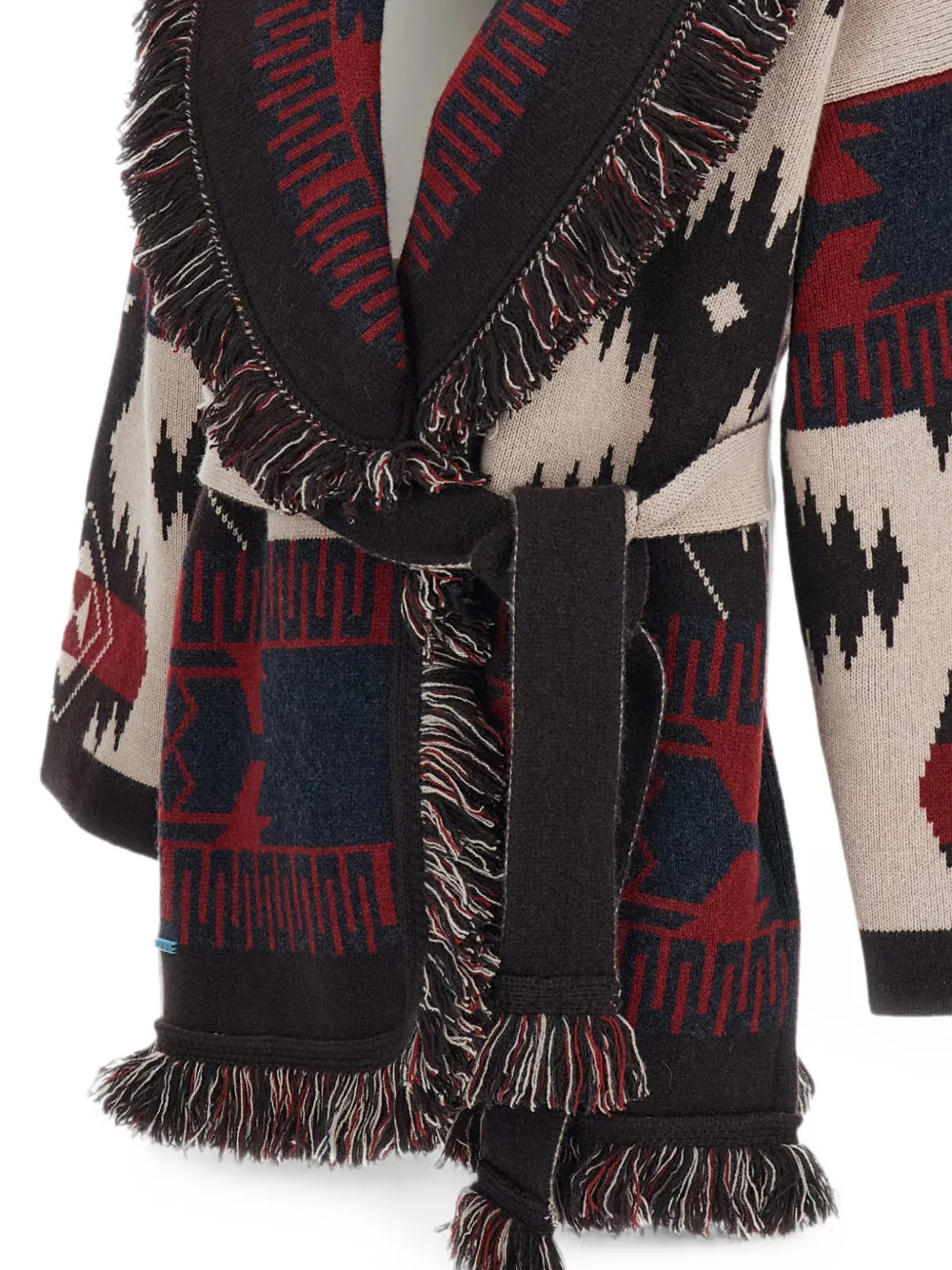Alanui Vest met franje afwerking Zwart