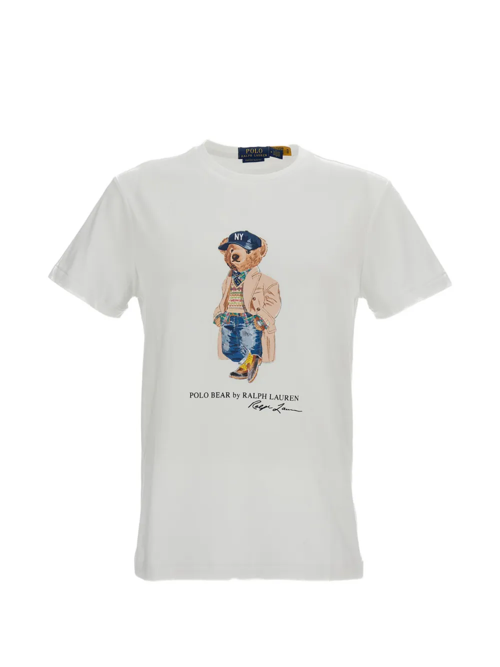 Polo Ralph Lauren T-shirt Polo Bear Custom Slim fit - Weiß