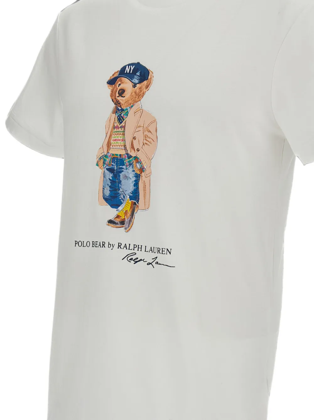 Polo Ralph Lauren T-shirt met teddybeerprint Wit
