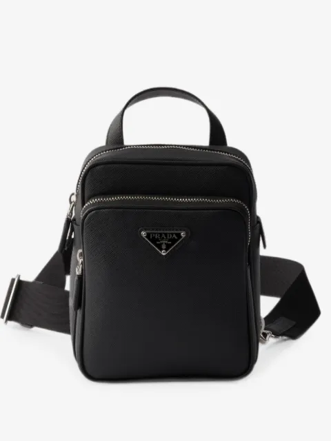 Prada Saffiano leather mini one-shoulder backpack