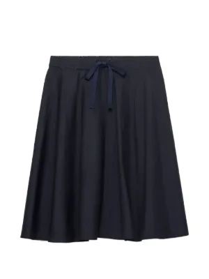 Prada シルク プリーツミディスカート | ブルー | FARFETCH JP