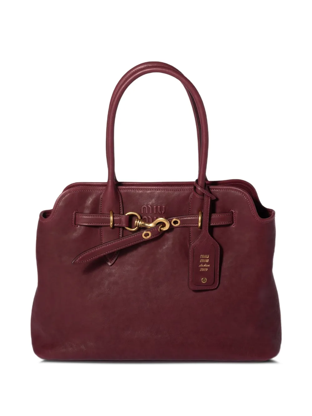 Miu Miu Aventure nappa leather bag · OS