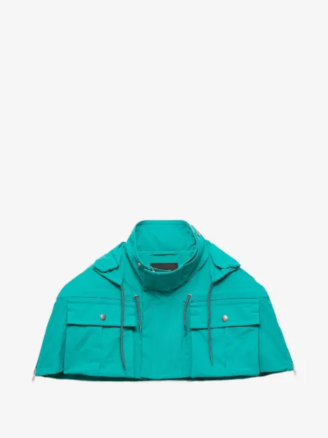 Prada technical fabric capelet