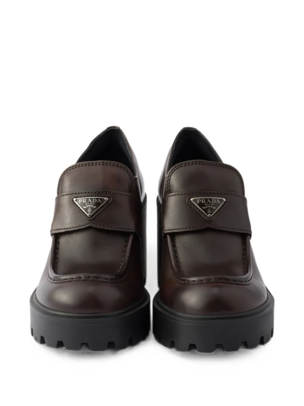 Prada leather loafers Bruin