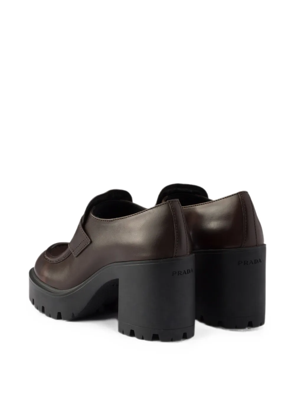 Prada leather loafers Bruin