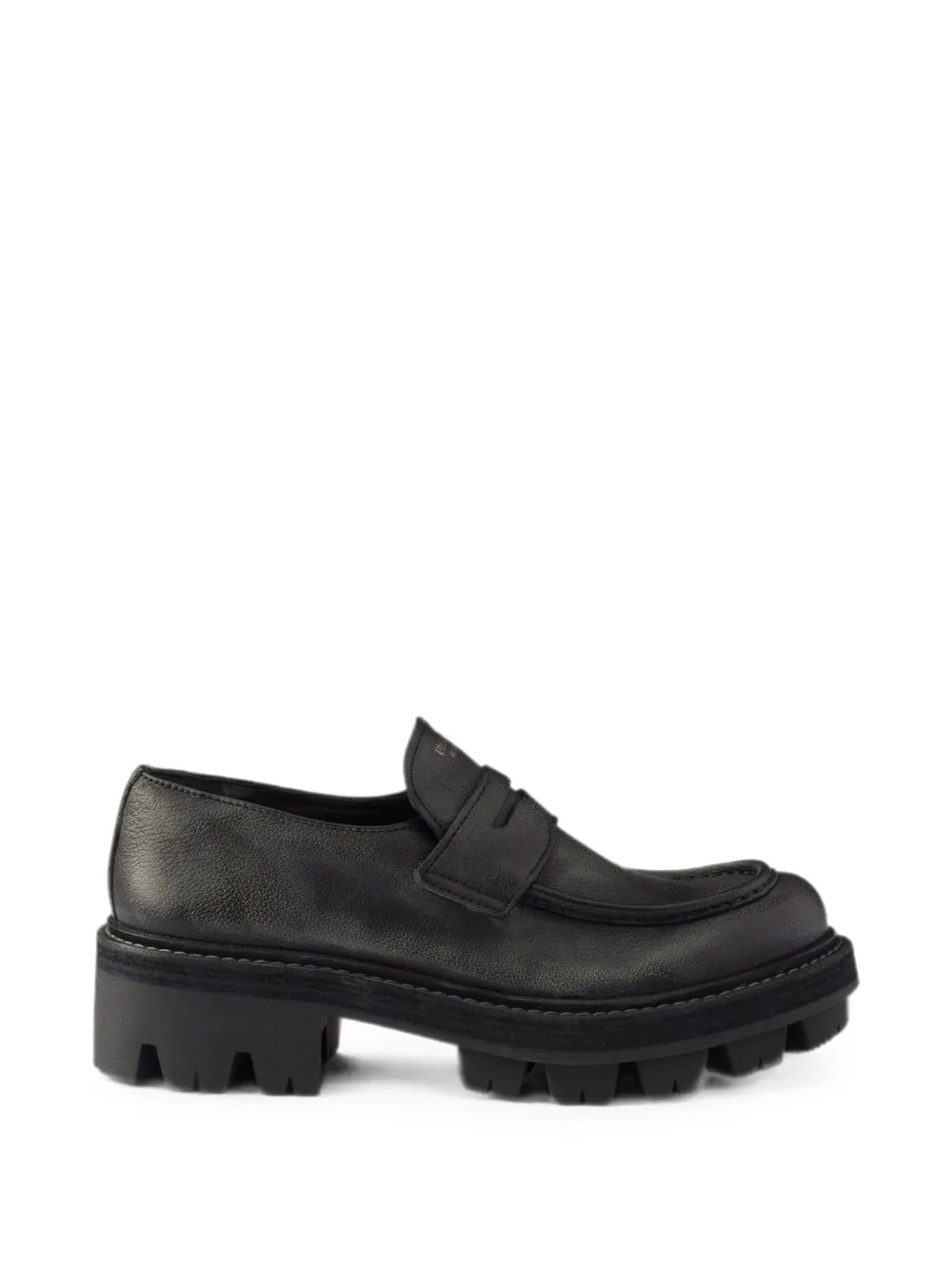 Prada leather loafers - Nero
