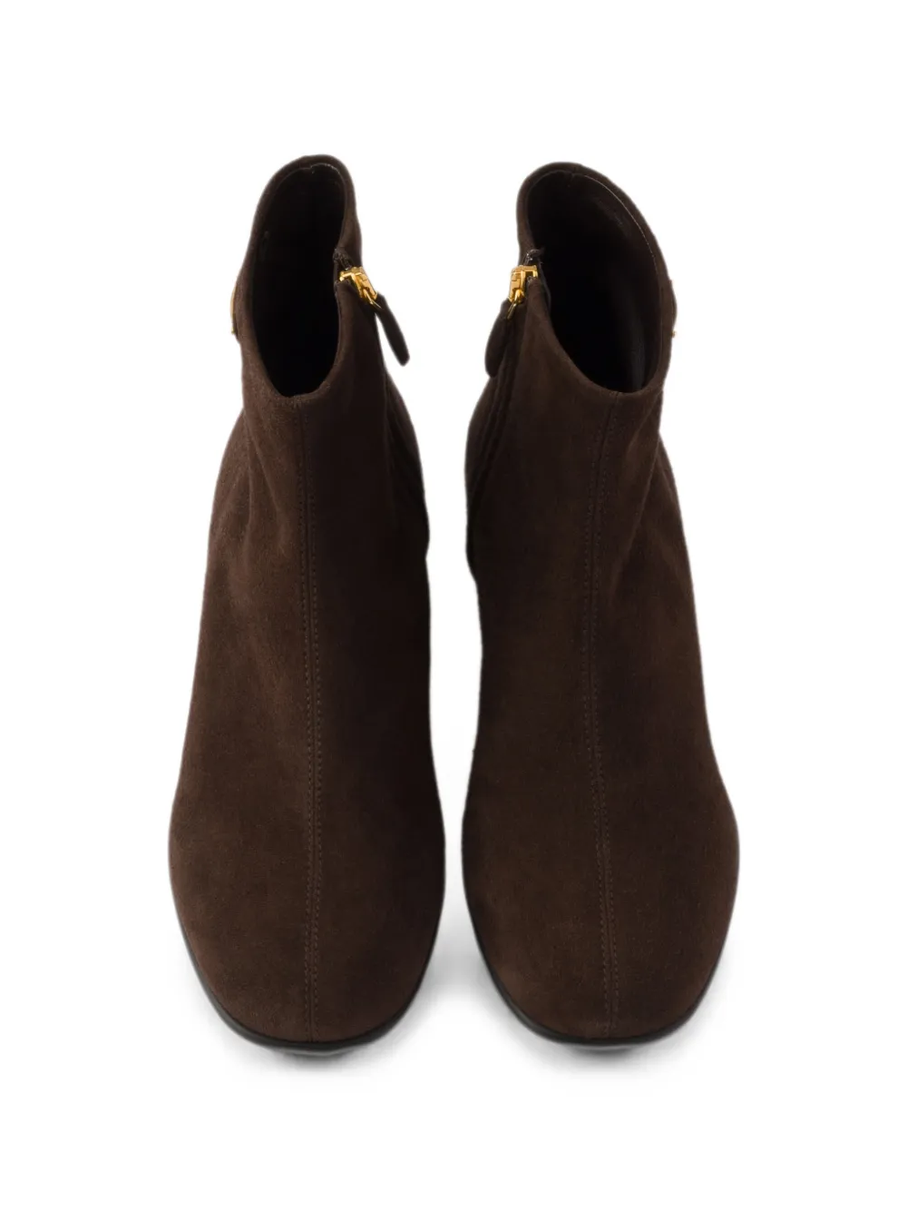 Prada suede booties Bruin
